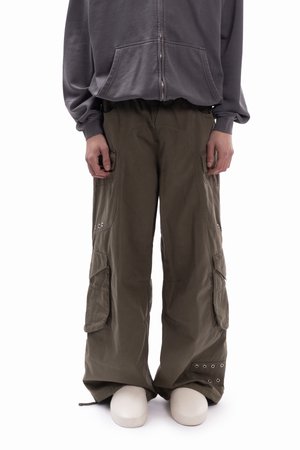 RIVET UNISEX - Pantalones cargo - olive