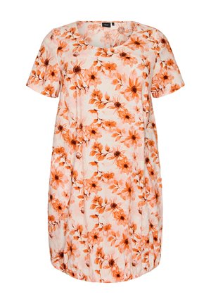 Zizzi, ZIZZI - Hverdagskjole - orange
