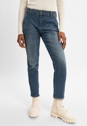 Slim fit -farkut - bleached denim