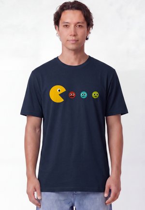 watapparel, PACMÄNNCHEN UNISEX - T-shirt imprimé - french navy