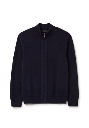 PIOMBO FULL-ZIP WITH HIGH NECK - Cardigan - night blue