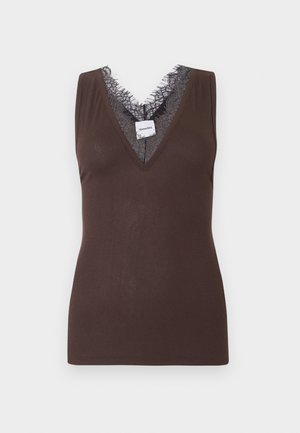 SIARA - Top - dark brown