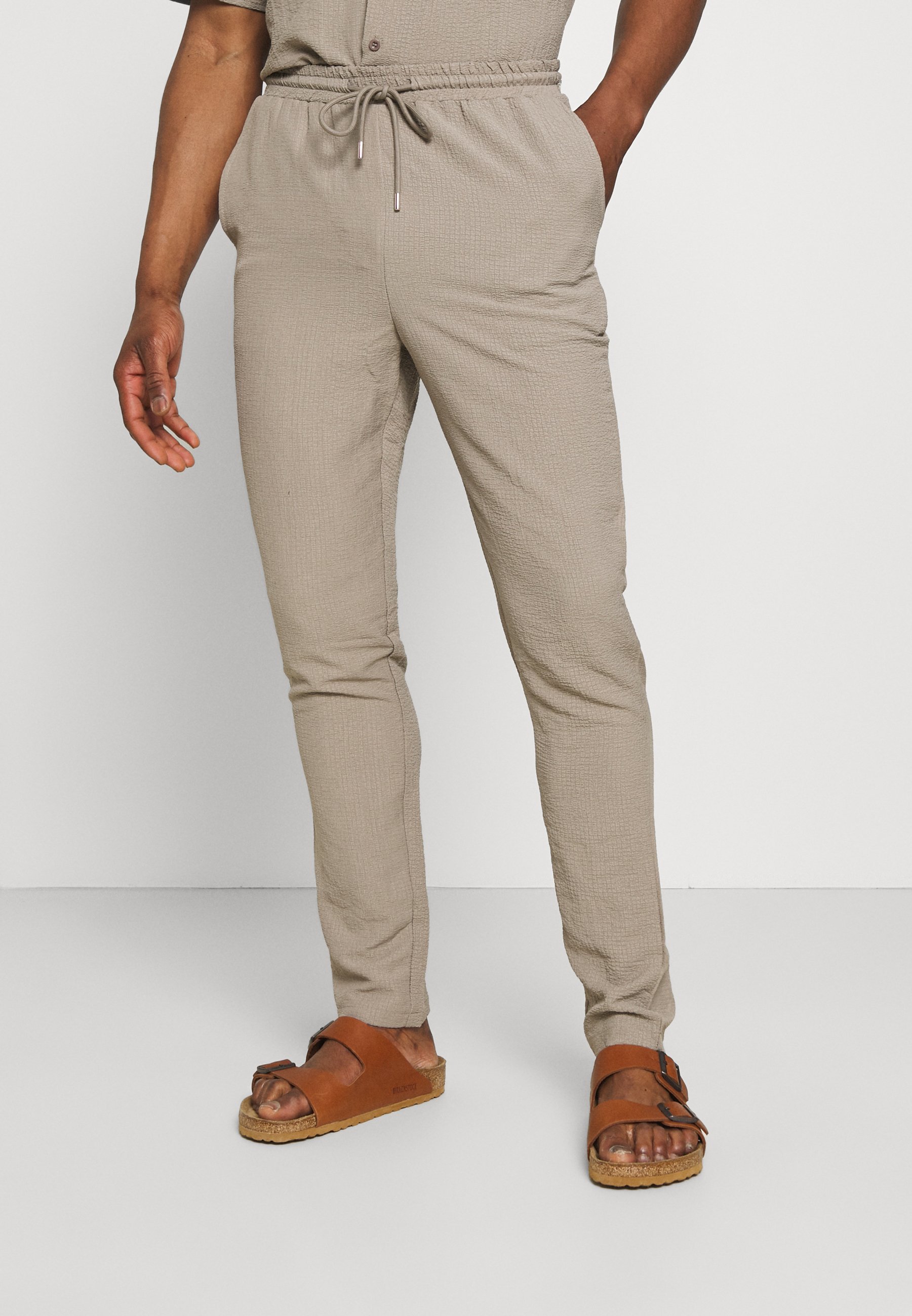 Mennace CRINKLE TAPERED JOGGER 