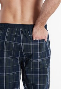 Ceceba LANGE - Pyjama bottoms - blau dunkel karo