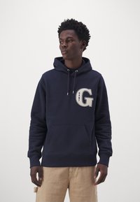 GANT GRAPHIC  - Felpa - evening blue