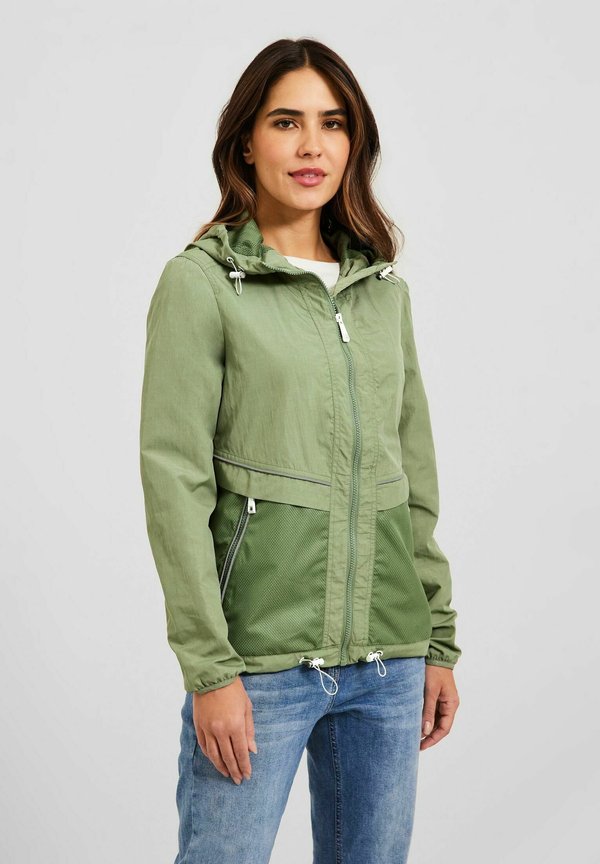 MIT KAPUZE - Windbreaker - grün