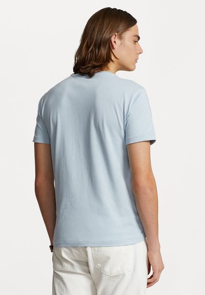 Polo Ralph Lauren CUSTOM SLIM FIT JERSEY CREWNECK T-SHIRT - Pamata T-krekls - alpine blue