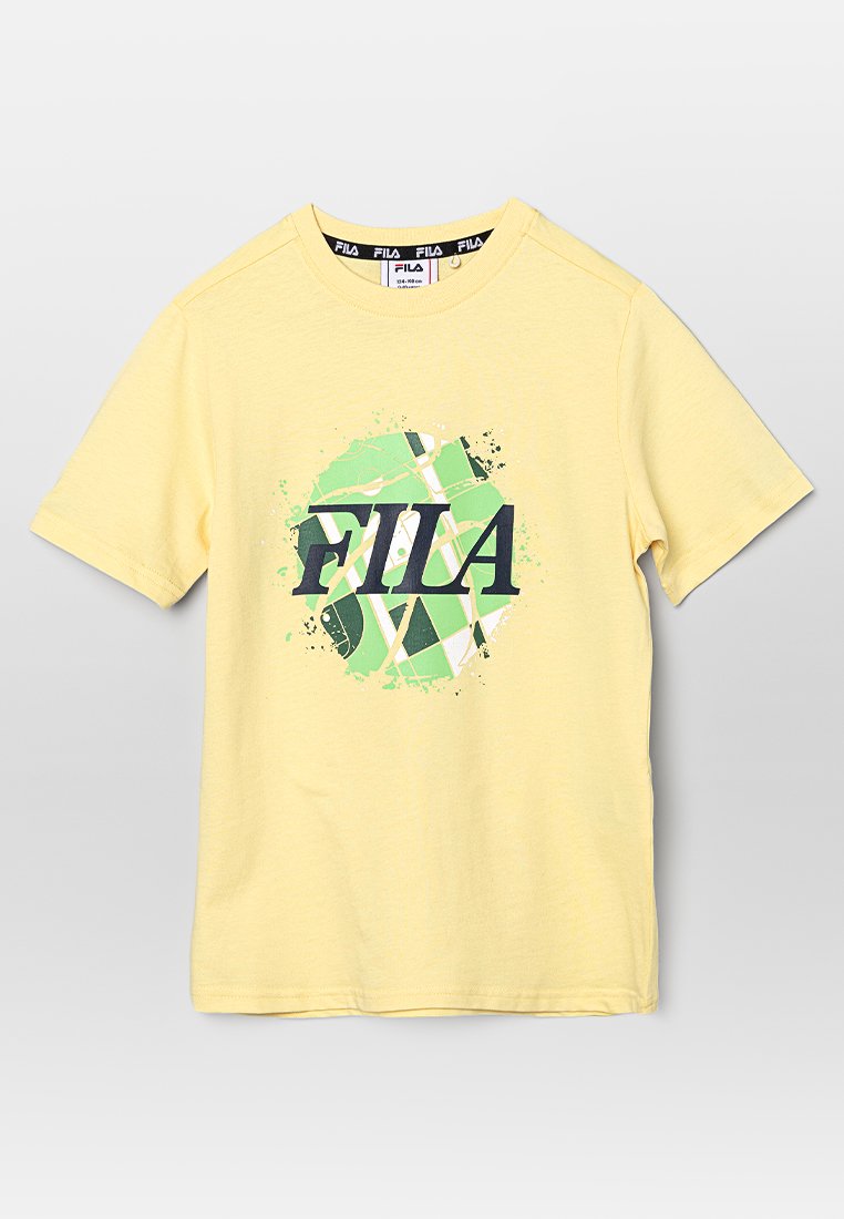 Fila T-shirt print geel