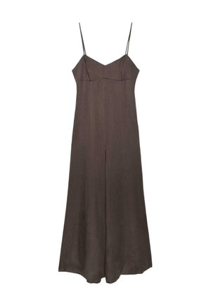 Stradivarius, STRAPPY WIDE-LEG JUMPSUIT - Combinaison - dark brown