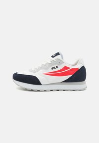Unselected, white/navy/red