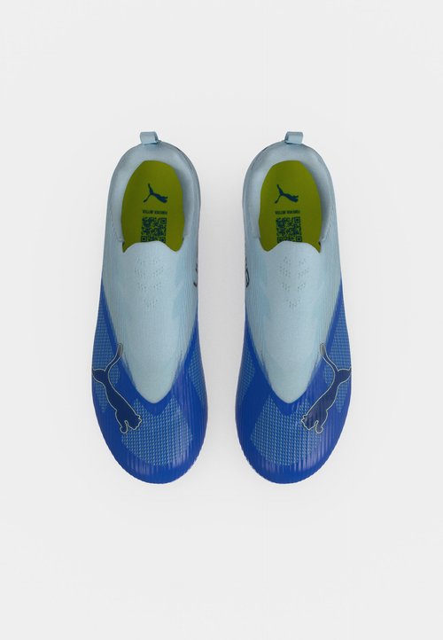 PUMA ULTRA 7 MATCH LACELESS FG/AG JR UNISEX - Football boots artificial grass - ultra blue/icy blue/black/lime squeeze — photo 5