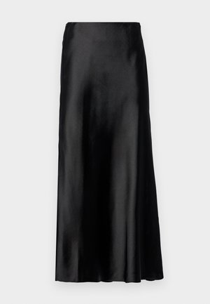 EMILIA BUTTON SKIRT - Maxiskjørt - black