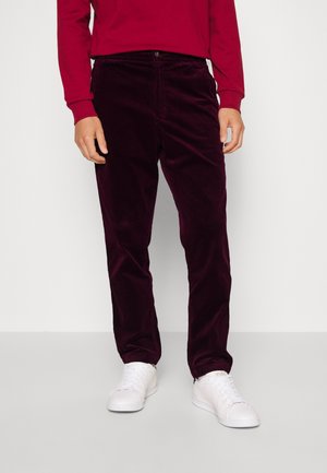 FLAT PANT - Pantalon classique - ruby
