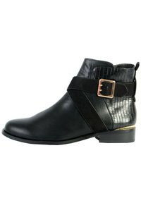 Divine Factory Bottines de cowboy / motard - noir