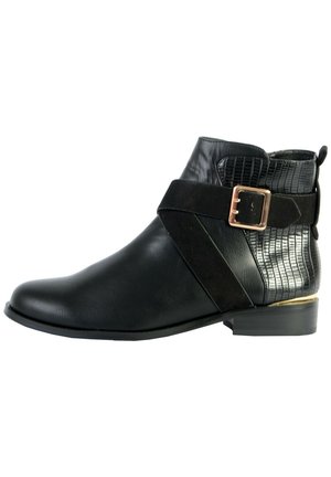 Divine Factory Bottines de cowboy / motard - noir