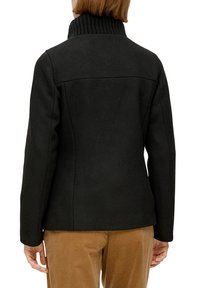 s.Oliver MIT STEHKRAGEN - Übergangsjacke - schwarz
