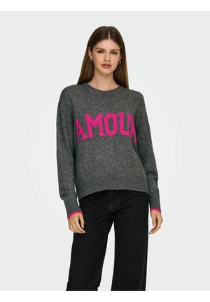 ONLNEW  - Strickpullover - medium grey melange
