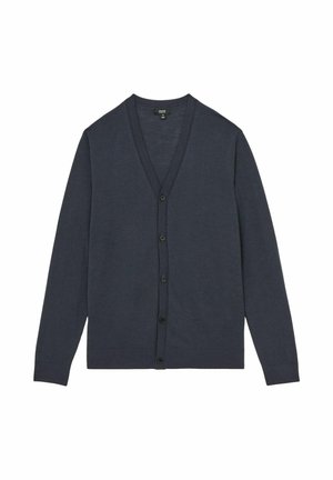 Reiss REGULAR FIT WEST BUTTON THROUGH - Strickjacke - midnight navy