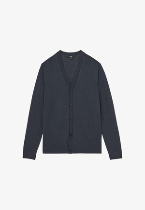 Reiss REGULAR FIT WEST BUTTON THROUGH - Cardigan - midnight navy