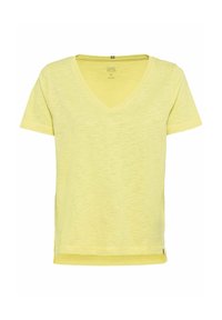 camel active V-NECK  - T-shirt basic - limoncello