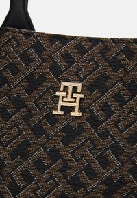 Tommy Hilfiger JACQUARD SATCHEL - Kabelka - black