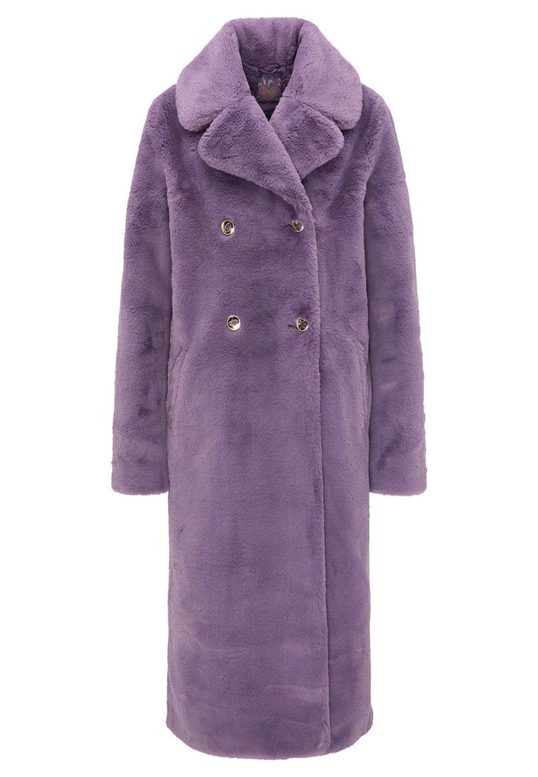 purple overcoat
