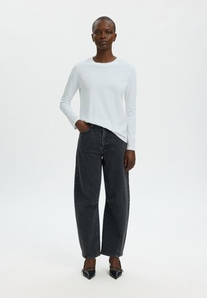 Selected SLFESSENTIAL - Top s dlhým rukávom - bright white