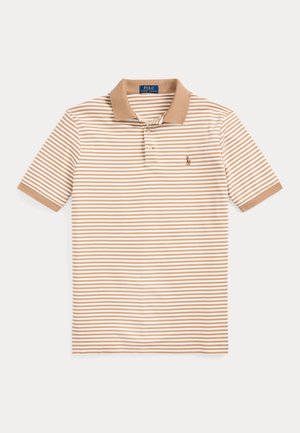 CLASSIC FIT SOFT COTTON POLO SHIRT - Pólóing - classic camel/white