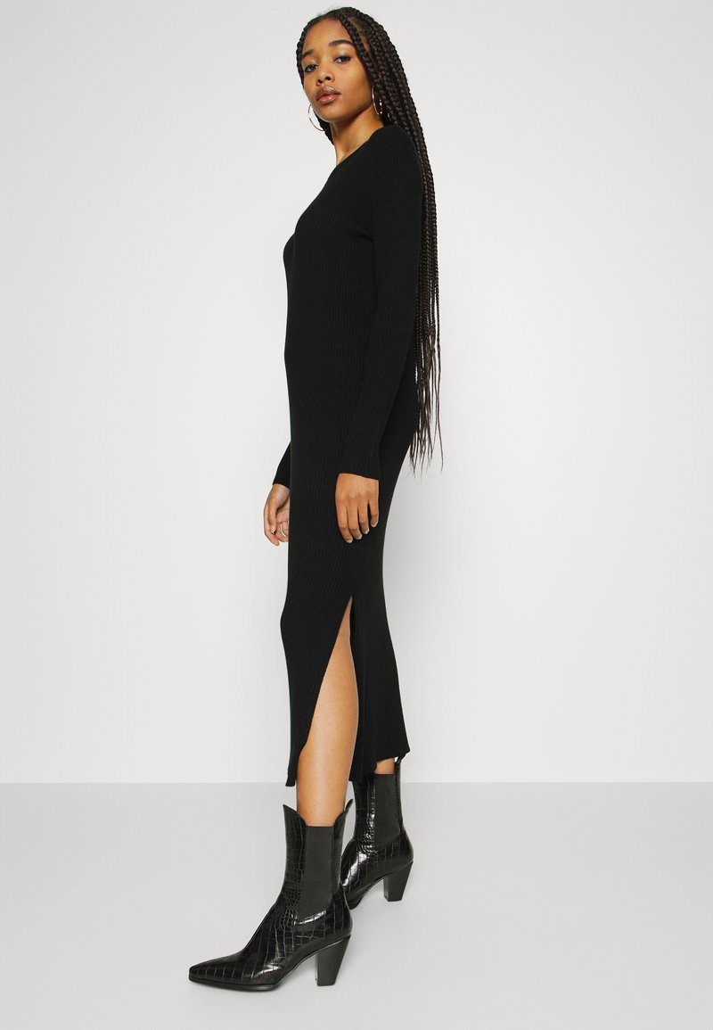 Damen Freizeitkleider | Pepe Jeans PAOLA Strickkleid black/schwarz - XV38912 Damen Freizeitkleider | Pepe Jeans PAOLA Strickkleid black/schwarz - XV38912
