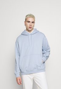 Weekday Sweatshirt com capuz - light blue