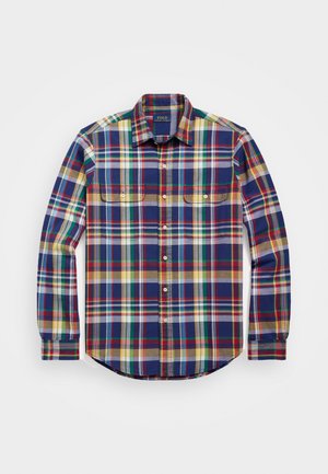 Polo Ralph Lauren LONG SLEEVE SPORT SHIRT - Skjorte - navy/yellow multi