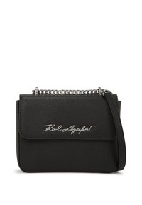 PEBBLE - Keresztpántos táska - black