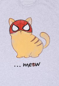 Henry Tiger MARVEL SPIDERMAN MILES MORALES MEOW jasnoszary melanż