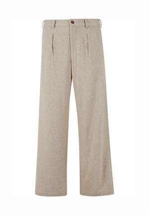 PROHIBITED SOHO PLEATED - Stoffhose - cream