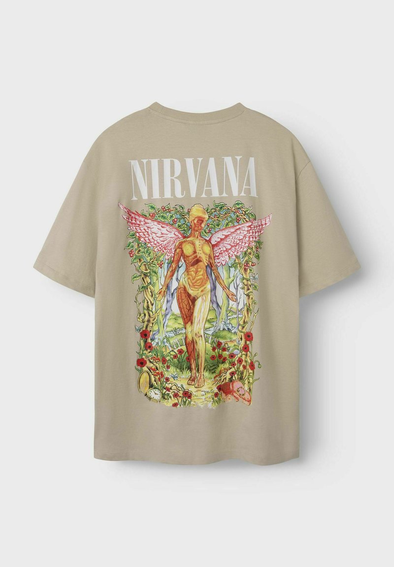 Camisetas Estampadas Camiseta De Nirvana Mujer LMTD NIRVANA