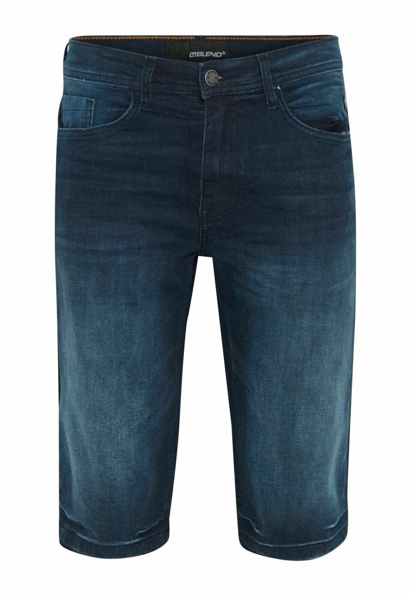 PULL&BEAR BERMUDA - Shorts - dark blue/donkerblauw