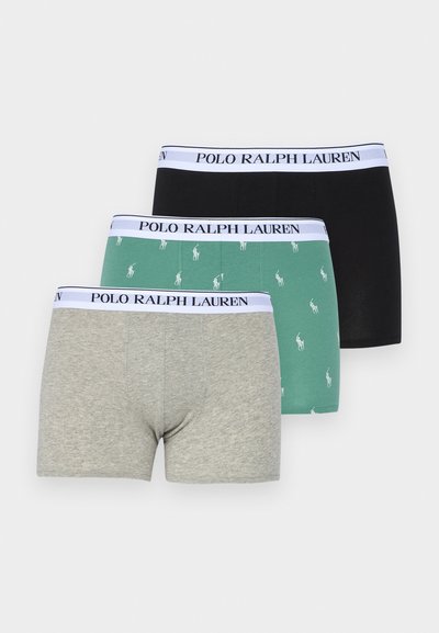 Polo Ralph Lauren TRUNK 3 PACK - Bokserbriefs - black/turquoise/grey