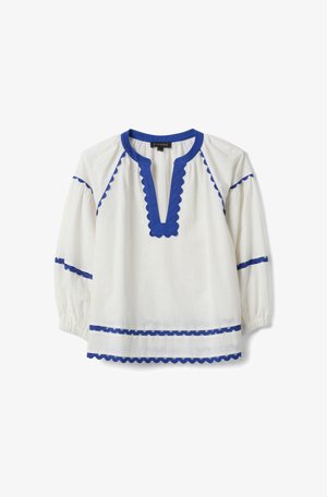PIOMBO, Blusa - white blue