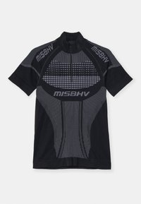 SPORT EUROPA QUARTER ZIP - T-shirt estampada - muted black