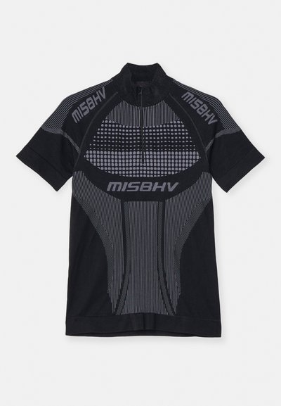 MISBHV SPORT EUROPA QUARTER ZIP - T-shirt estampada - muted black