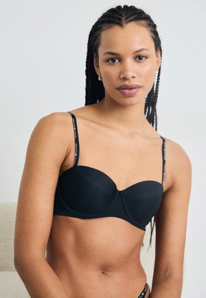 Balconette bra - black