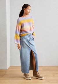 Gabor Platform ankle boots - farro/panna