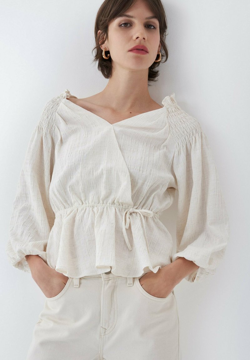 Damen Kleider | Salsa SALSA MURCIA TUNIKEN REGULAR Bluse beige/offwhite - QE73990 Damen Kleider | Salsa SALSA MURCIA TUNIKEN REGULAR Bluse beige/offwhite - QE73990