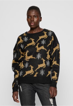 OVERSIZED CHRISTMAS - Džemper - blackgold