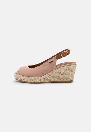 Wedge sandals - rose