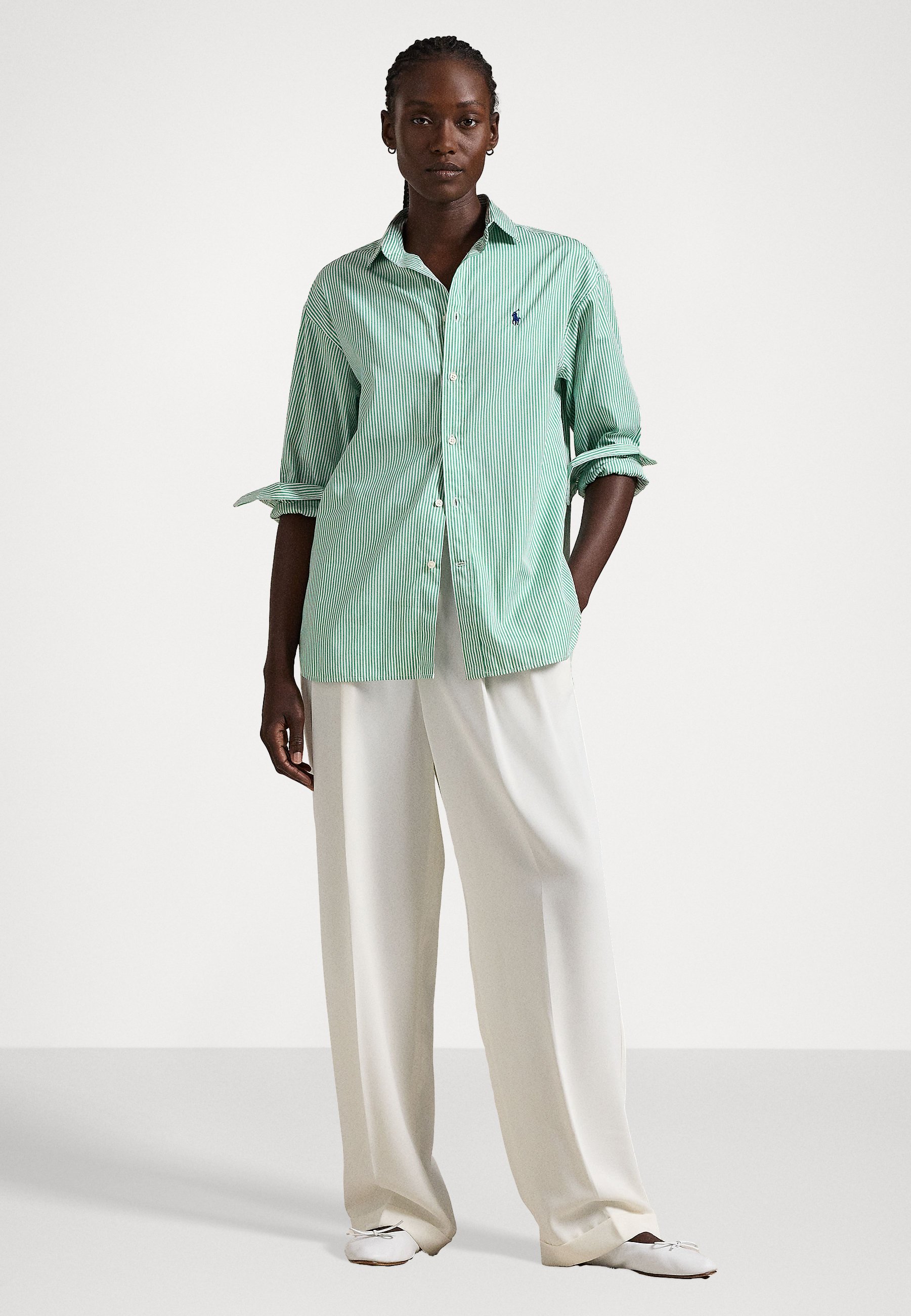 Polo Ralph Lauren RELAXED FIT STRIPED COTTON SHIRT - Button