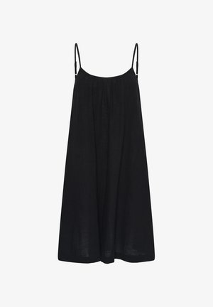Kaffe, KAPAULINE SHORT STRAP - Vestido informal - black deep