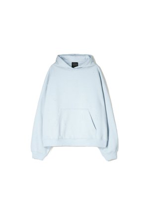 Bershka Felpa con cappuccio - light blue