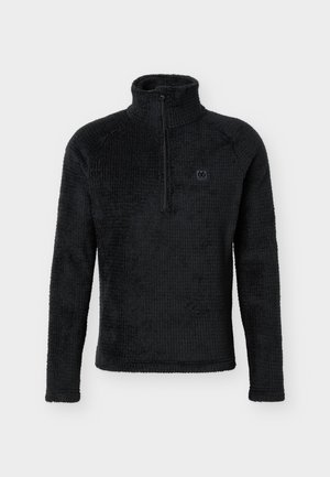 66 North, HRANNAR ZIPNECK - Flísový sveter - black