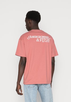 BACK GEL LOGO - T-shirt con stampa - dark pink